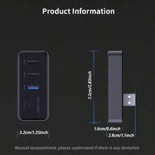 USB集线器，手套箱整理适配器，兼容特斯拉扩展坞 - 查看 3