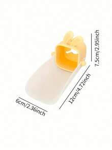 1pc Faucet Extender, Rabbit Ear Design, Convenient For Handwashing, Silicone Extended Anti-Splash Hose, Cartoon Style - Multicolor - View 7