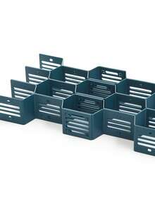 6/12pcs Adjustable Drawer Organizer With Sliding Dividers And Expandable Shelves - Multicolor - View 8