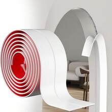 1pc 6cm X 2m Wall Corner Guard, Soft PVC Wall Corner Trim, Adhesive For Wall, Ceiling, Window, Door Frame Edge Protection - A - View 6
