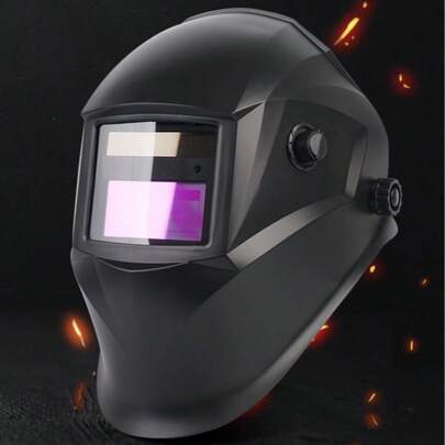 Automatic Dimming Full-Face Welding Mask With Thermal Imaging Function, Split Ventilation Design, High-Temperature Resistance And Anti-Glare Protection, Suitable For Industrial And Automotive Repair Welding Equipment.