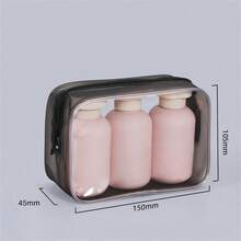 3个磨砂乳液瓶，100毫升/3.4盎司 | 防滑可重复灌装塑料化妆品容器套装，适用于浴室洗手液、沐浴露和护肤品，豪华礼品套装 - 彩色 - 查看 11