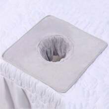 Bộ 5 khăn trải giường massage mặt bằng sợi siêu mịn, kích thước 13,78" x 13,78", che phủ các lỗ trên da mặt để đảm bảo vệ sinh, bền và không phai màu, lý tưởng cho các trung tâm chăm sóc sức khỏe cao cấp. - Nhiều màu - Xem 14