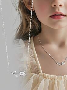 1件S925纯银可爱甜美郁金香吊坠项链，送给女儿、女孩生日、圣诞节的完美礼物 - 鬱金香 - 查看 15