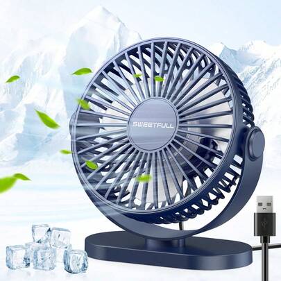 SWEETFULL Portable Desktop Fan, Mini Fan, Hanging Fan, Multifunctional Dual-Use Fan, Personal Quiet Fan, Small Desktop Fan, Rapid Cooling Desktop Fan, Low Power Consumption, Suitable For Office, Outdoor, Travel And Camping - Stay Cool Anytime, Anywhere, The Ideal Choice For Parties And Summer Cooling