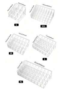 Transparent PS Plastic Square Storage Box, Jewelry Gift Packaging Box, Holiday Candy Packaging - Clear - View 4