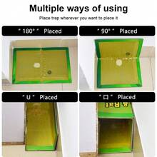 Strong Sticky Mouse Board, Household Rodent Control Device, Mouse Stickers, Anti-Escape Stickers, Small, Medium And Large Mouse Sticky Boards, Mouse-Proof And Moisture-Resistant Sticky Mouse Boards, Suitable For Storage Rooms, Kitchens And Homes - cổ điển - Xem 4