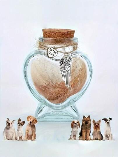 Pet Hair Memorial Bottle, Pet Hair Memorial, Dog & Cat Hair Memorial, Pet Memorial Urn