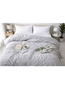 Good Morning DÜZ BOYA NEVRESİM - Light Grey - View 1