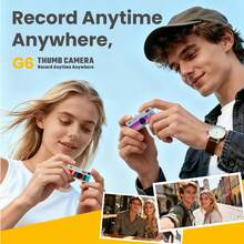1080P Mini Keychain Camera - 0.96" HD Screen, 8MP Retro SLR Design, 160° Wide Angle, Anti-Lost Lanyard, Rechargeable Portable DV Camera Suitable For Adults/Teens/Outdoor Travel - Multicolor - View 5