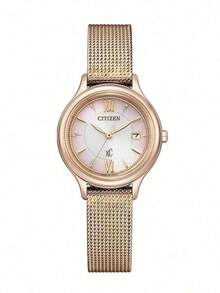 CITIZEN Drive Series Solar Powered Quartz Stainless Steel Strap Ladies Watch, 28mm Pink Dial, Model EW2635-54W - Pink - View 5