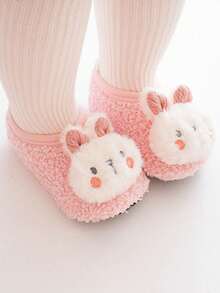1 Pair New Fluffy Rabbit Design Baby Non-Slip Floor Leg Warmers, Thick Soft Cute Bunny Infant Crawling Leg Warmers, Suitable For Home, Daily Wear, And Gatherings - Multicolor - View 16