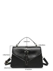 2026 New High-Quality Women Handbag, Shoulder Bag, Square Crossbody Bag - Black - View 5