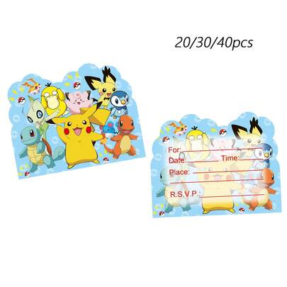 asmodee Thiệp mời sinh nhật theo chủ đề (20/30/40 chiếc), Thiệp mời sinh nhật, Thiệp mời sinh nhật theo chủ đề, Thiệp chúc mừng sinh nhật.