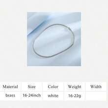 MDFUN Dây chuyền tennis 2mm dành cho nữ/nam - Mạ vàng trắng 18K, kiểu dáng 4 chấu đính đá Cubic Zirconia tròn, dây chuyền tennis kim cương cổ điển, kích thước dây chuyền nữ 16-22 inch. - trắng - Xem 16