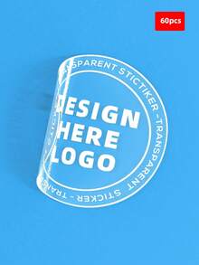 1-100pcs Customized Labels - Waterproof Stickers With Any Design, Image, Logo, Text, Personalized Thank You Labels, Commercial Logos - Multicolor - View 48