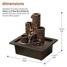1 Pc USB Powered Desktop Resin Flowing Ornament, Fashionable Waterfall Fountain, Casual Meditation, Office Bedroom Yoga Studio, Bar, Coffee Shop, Club Decoration, Ideal Valentine's Day, Mother's Day, Christmas, Halloween, Easter, Thanksgiving Romantic Gift, Creative Crafts, Preferred Birthday Gift - JZ002 - View 7