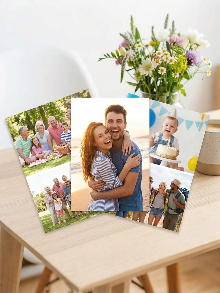 10 tấm ảnh in tùy chỉnh độ phân giải cao, phù hợp cho ảnh cặp đôi, kỷ niệm thú cưng, phong cảnh du lịch, quà tặng ngày lễ và tự làm đồ thủ công.