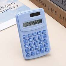 Cool And Cute Calculator With 8-Digit LCD Screen For Office And Student Use J2UM - Azul - View 3