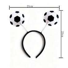 2pcs World Cup Soccer Headband, Felt Football Headband Party Cheer Prop - Multicolor - View 5