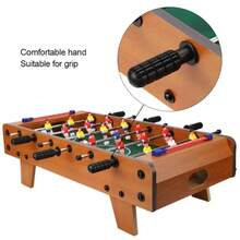 Mini Futbolito de Mesa Armable con 2 Pelotas - Negro - Ver 7