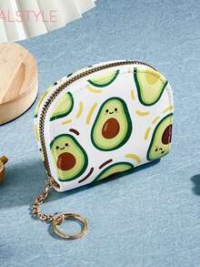 Fashion Quality Designer Wallet Card Holder Ladies Zipper Closure PU Lining Cherry Wallet - Multicolor - View 10