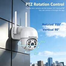 RecorGood YOOSEE 1个1080P 2.4G WiFi户外无线安防摄像头,采用5V低功耗和白色ABS外壳,具备移动侦测、双向语音和3种夜视模式,适用于家庭安防、宠物监控,也是圣诞节或万圣节装饰和礼物的绝佳选择。 - 白色 - View 12