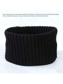 1pc Unisex Thick Scarf, Windproof Warm Elastic Neck Gaiter, Faux Fur Texture, Comfortable & Warm, Windproof Scarf, Winter Travel, Neck Protection, Scarf, Neck Warmer, Headband, Classic Scarf - Multicolor - View 6