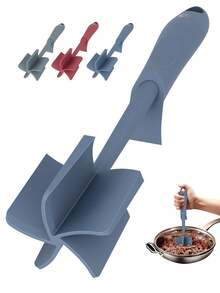 Upgraded Meat Mincer, Heat-Resistant Meat Crusher Suitable For Burgers, Ground Meat, Nylon Burger Mixer, Non-Stick Meat Grinder, Potato Masher And Mixer Tool - Multicolor - View 10