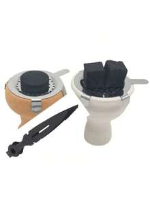 3PCS Shisha,Metal Charcoal Holder Screens For Smoking, Shisha,Household Gadget, Christmas Party Supplies, Charcoal Partition, Unique Gift Idea - one-size - View 6