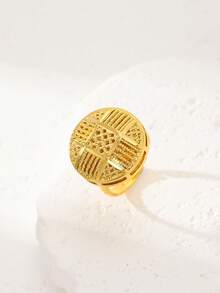 Elegant Minimalist Gold Ring For Women - Yellow Gold - View 1