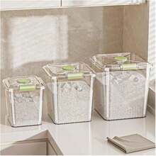 Large Capacity Pet Food Storage Container, Airtight Moisture-Proof Cat/Dog Food Storage Canister, Moisture-Proof Household Food Storage Box - 20L - View 1