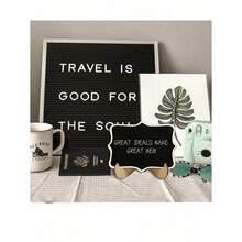 10pcs Mini Chalkboard Display Boards, Home Decor Signs, Mini Message Boards, Wooden Blackboards Suitable For Wedding, Baking Display, Hotel, Party, Dessert, Place Cards, Mother's Day, Graduation Ceremony And More Occasions - Nhiều màu - Xem 8