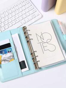 A6 PU Zipper Pouch Weekly/Monthly Budget Envelope Organizer, Cash Envelope System, Wealth Management Gift Set - 1 Cover + 12 Monthly Pouches, Back To School - Multicolor - View 4