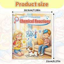 Chemical Reaction Learning Activity Book, Daily Chemistry Experiments, Science Exploration, STEM Thinking Practice, Interactive Reading Games, Educational Gift - Chemical - View 3