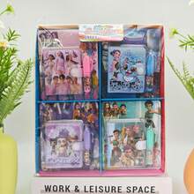 1pc Random Cute Cartoon Style Student Stationery, Christmas Gift Notebook - Multicolor - View 1