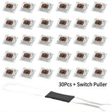 50pcs/100pcs Practical Blue/Black/Red/Brown Mechanical Keyboard Switches, Hot-Swappable Cross Axis Core - With Keycap Puller - Multicolor - View 22