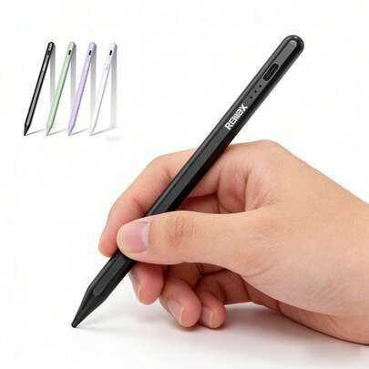 The AP03 Fast Charging Universal Capacitive Pen Is Compatible With Mobile Phones And Tablets. It Features Strong Magnetic Attachment, Long Battery Life, Precise Pen Strokes, Type-C Charging, And LED Indicator. Ideal For Note-Taking, Drawing, And Writing.