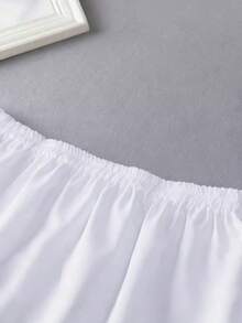 1件装弹性腰围延长器，女士衬衫延长器，可调节多层假裙摆延长器 - 白色 - 查看 5