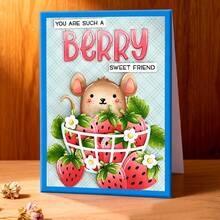 Creative Mouse And Cake Dies, DIY Scrapbooking Album And Embossing Stencil, Greeting Card Making Tool, Card Paper Cutting Crafts ,Gift Card Making Template Die Cuts. - Silver - View 2