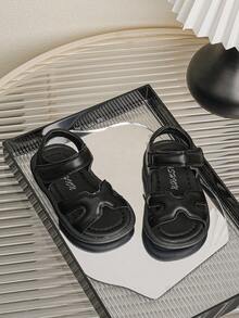 2026新款夏季幼儿女童凉鞋，软底防滑婴儿公主鞋，适合幼儿园 - 黑色 - 查看 2