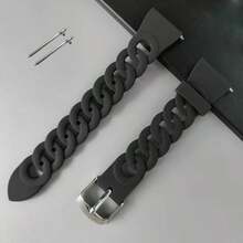 Dây đeo đồng hồ silicon 20mm và 22mm tương thích với Samsung Galaxy Watch 4, 4 Classic, 5 Pro, Active 2, 3, Gear S3, và dây đeo cao su 22mm tương thích với Watch GT 2, 2E, 3 Pro, 4, 5. - Nhiều màu - Xem 8