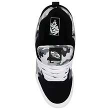 Vans Knu-Skool Padded Sneakers Men's VN0009QC6BT | Everyday Versatile, Comfortable Fit - 黑白迷彩 - 查看 3