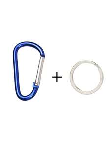 1/6/9个装铝合金D型环登山扣，大号登山扣带钥匙扣，徒步配件，迷你登山扣，钥匙扣，适用于背包、手提包、书包，哥特Y2K风格 - 彩色 - 查看 18