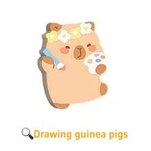 Cute Sticky Notes, High Aesthetic Value, Capybara Shape, Unique Design, Reusable And Removable - Kapibala - View 15