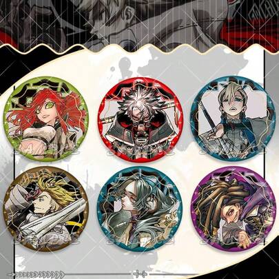 1 pieza Broche de insignia del demonio del abismo Gachi Akuta - Juguete suave, juguete antiestrés, juguetes de costura, juguetes de viaje, juguetes antiestrés para el aula, mini juguetes de baño, artículos de papelería navideños, pelota antiestrés, regalo de cumpleaños, regalo de Pascua, regalo de Navidad, regalo de Halloween, relleno de calcetín