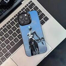 Funda para teléfono DJ A-Afterlife Anyma para iPhone 17, 16, 15, 14, 13, 12, 11, Pro, Max, Plus, negra mate a prueba de golpes. - Amarillo - Ver 3