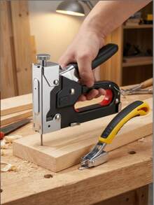 Heavy Duty 4-In-1 Stapler - Made Of Durable Carbon Steel, With Non-Slip Handle, Precise Striking Mechanism Ensures Long-Term Excellent Performance - Multiple Styles - View 3