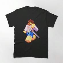 Shedletsky Walking _3 Classic T-Shirt 2026 New Style Short Sleeve Soft Cotton Casual Top Cute Robloxs Meme Streetwear Unisex Gift For Teens Men Women - Black - View 1