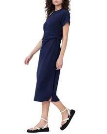 Tanya Taylor Short Sleeve Aurora Dress - 藍色 - 查看 4